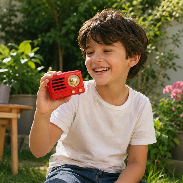 اسپیکر جیبی مگنتی فیجت موزن مدل Retro Mini