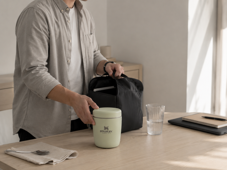 ظرف غذای دو جداره استنلی مدل Luxury Food Container