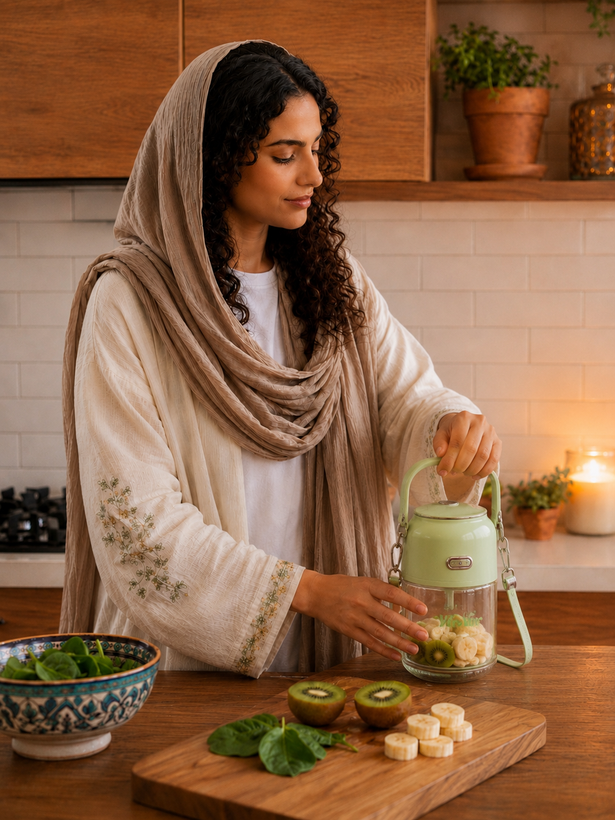 مخلوط کن و آبمیوه گیری شارژی قابل حمل ویوی لبز مدل VyVyLabs Blender 800ml